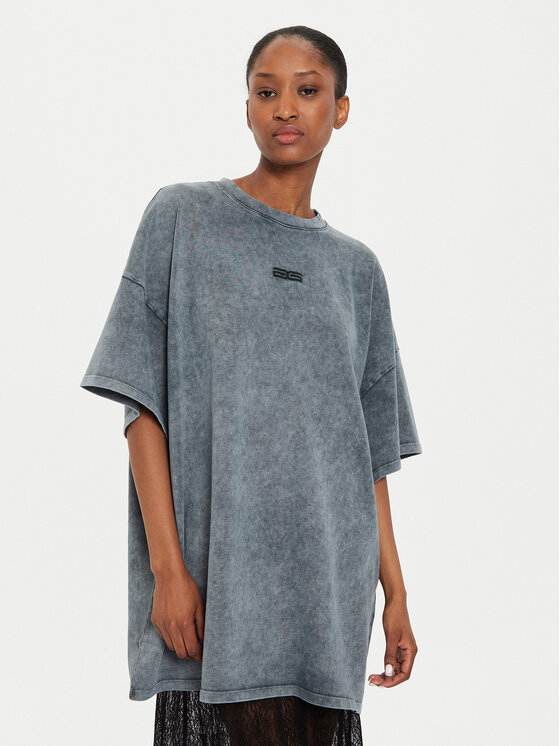 Gestuz Tricou Jio 10909249 Gri Oversize