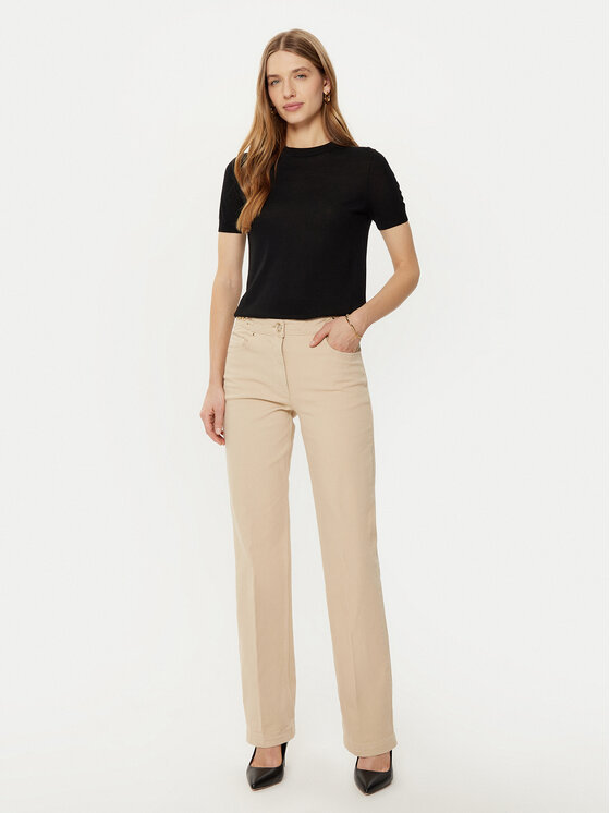 Marciano Guess Marciano Guess Kalhoty z materiálu 4BGA02 7173A Béžová Regular Fit