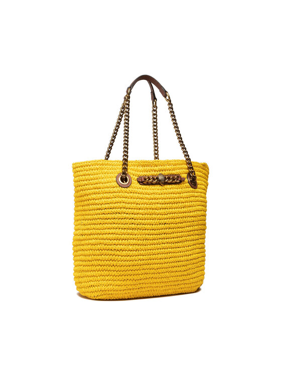 Kurt geiger chelsea raffia tote 2025