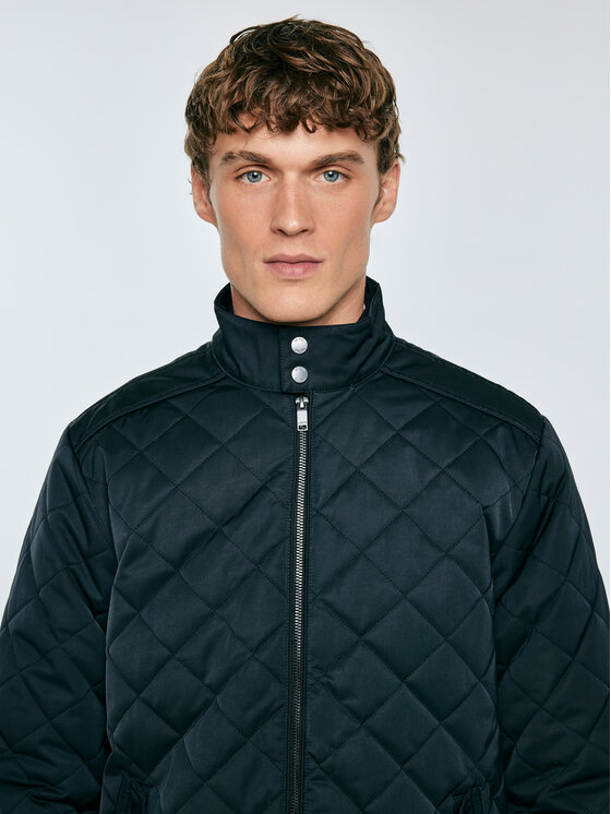 BIG STAR BIG STAR Kurtka zimowa EDMONT Czarny Basic Fit