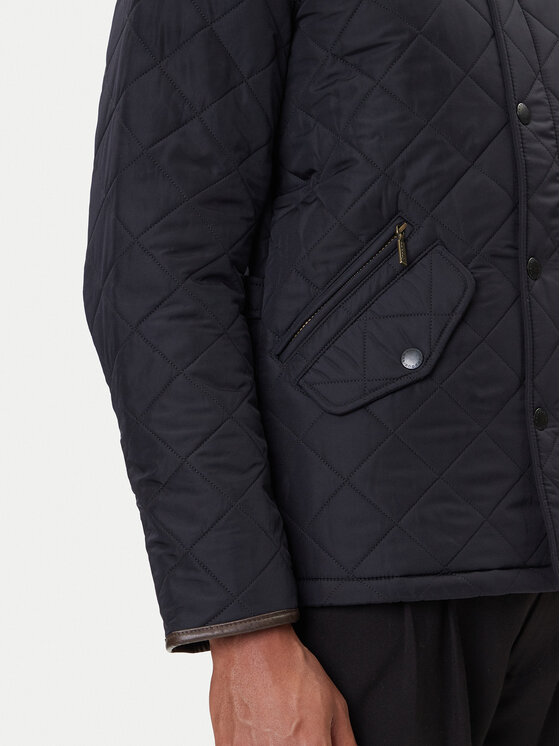 Barbour Barbour Bunda pro přechodné období Powell MQU0281NY71 Tmavomodrá Slim Fit