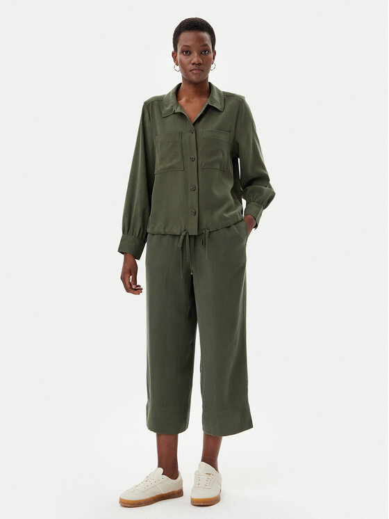 Tom Tailor Tom Tailor Marškiniai 1045274 Žalia Regular Fit