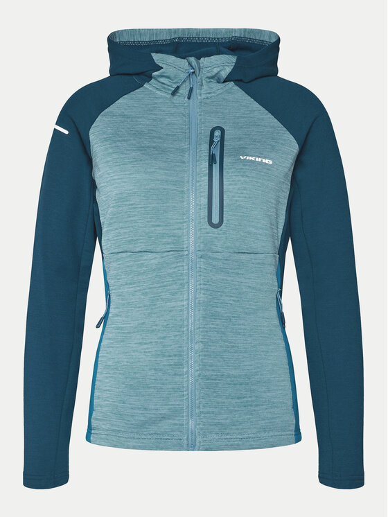 Viking Viking Felpa Delmore Hoodie 720/25/5584 Turchese Regular Fit