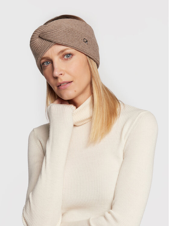 Calvin Klein Лента за глава Re-Lock K60K610389 Бежов