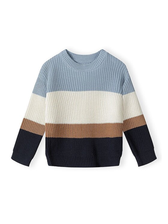 minoti minoti Sweter 33KNIT264 Niebieski Regular Fit