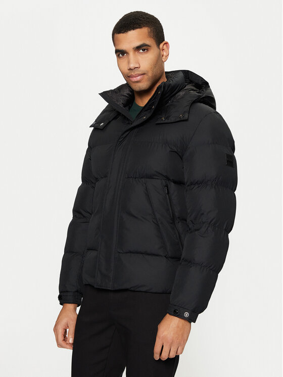 BOSS BOSS Télikabát H-Corbinian3 50525243 Fekete Regular Fit