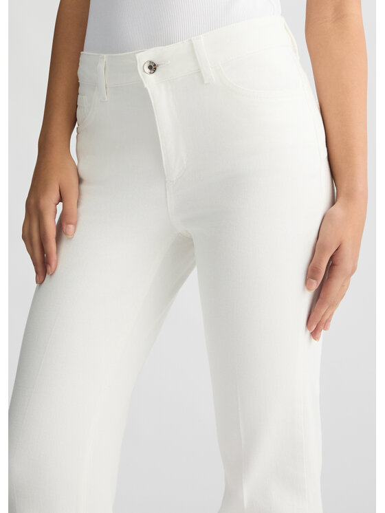 Liu Jo Liu Jo Pantaloni di tessuto UA5082T181610701 Bianco Regular Fit