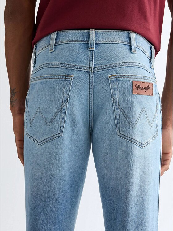 Wrangler Wrangler Jeansy TEXAS SLIM Niebieski Slim Fit