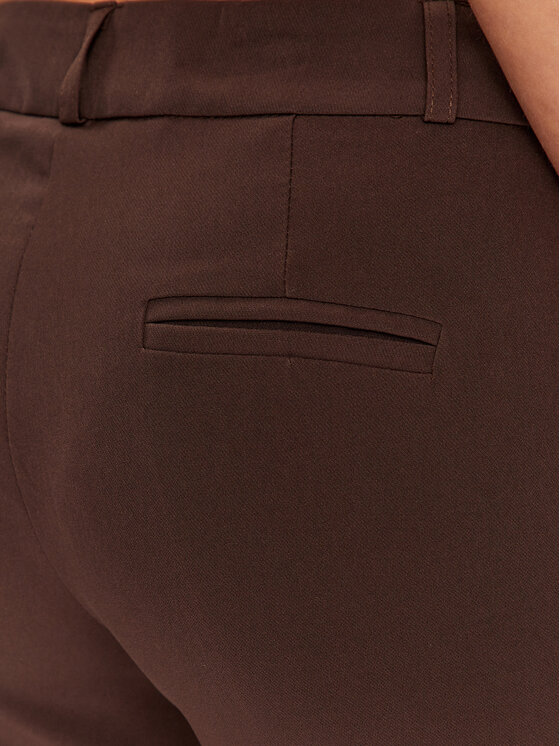 Maryley Maryley Штани з тканини 23IB52Z/41CO Коричневий Regular Fit
