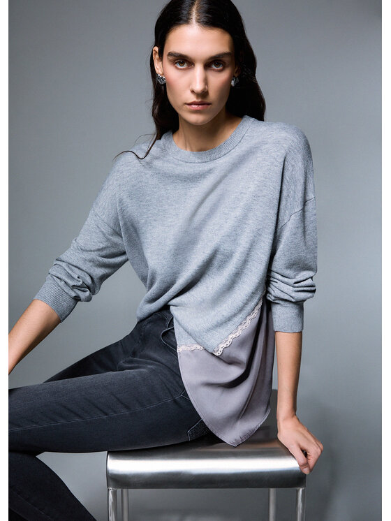 Liu Jo Liu Jo Maglione WF6290MA16R02050 Grigio Regular Fit
