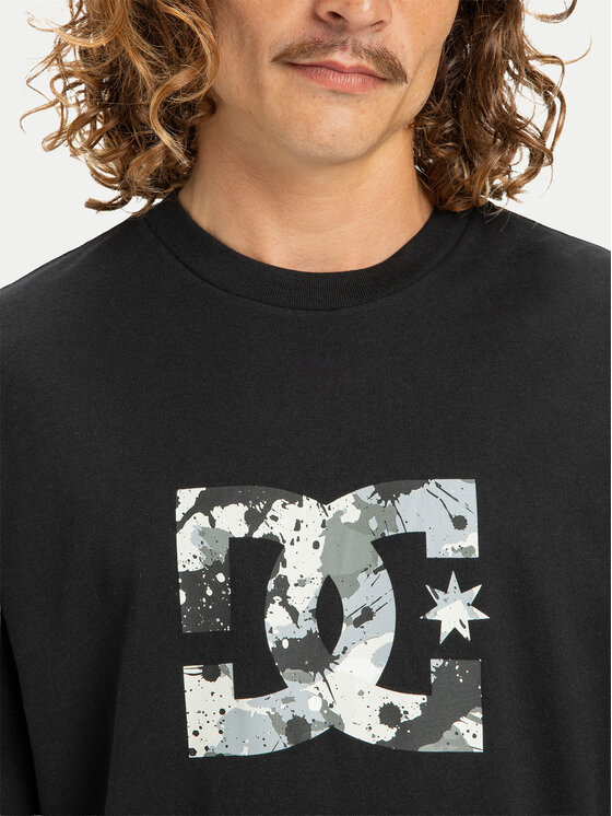 DC Shoes DC Shoes T-shirt Star Filled EDYZT04348 Crna Regular Fit