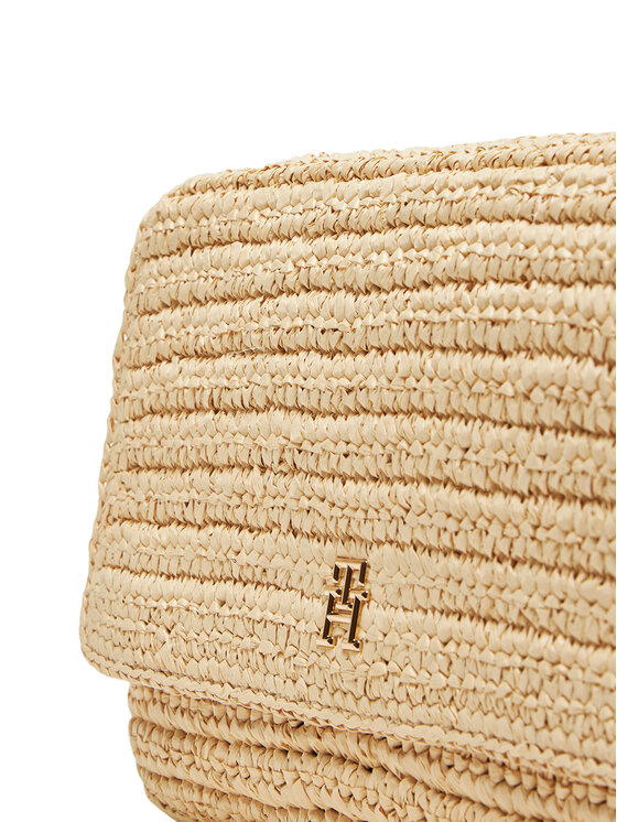 Tommy Hilfiger Tommy Hilfiger Handtasche Spring Logo Conv Crossover AW0AW17224 Beige