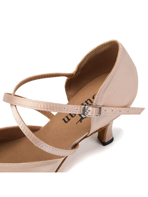 Burtan Dance Shoes Burtan Dance Shoes Sandały HAVANA Écru