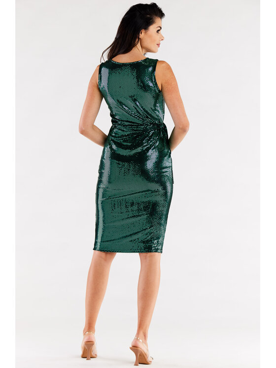 Awama Awama Abito da sera A560 Verde Basic Fit
