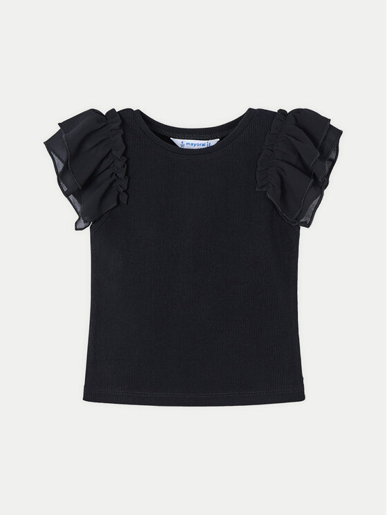Mayoral Mayoral Тишърт 3013 Черен Regular Fit