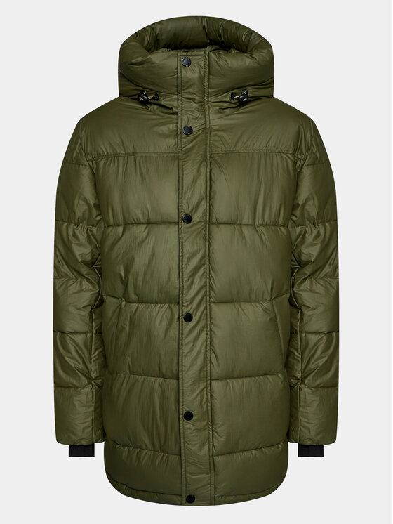 INDICODE INDICODE Зимова куртка Declan 15-721 Зелений Regular Fit
