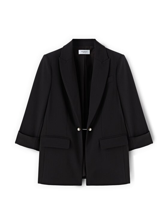 Motivi Motivi Giacca di transizione Q051Q001067N033 Nero Regular Fit