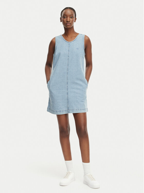 Calvin Klein Jeans Calvin Klein Jeans Džínové šaty LV047F499G Modrá Regular Fit