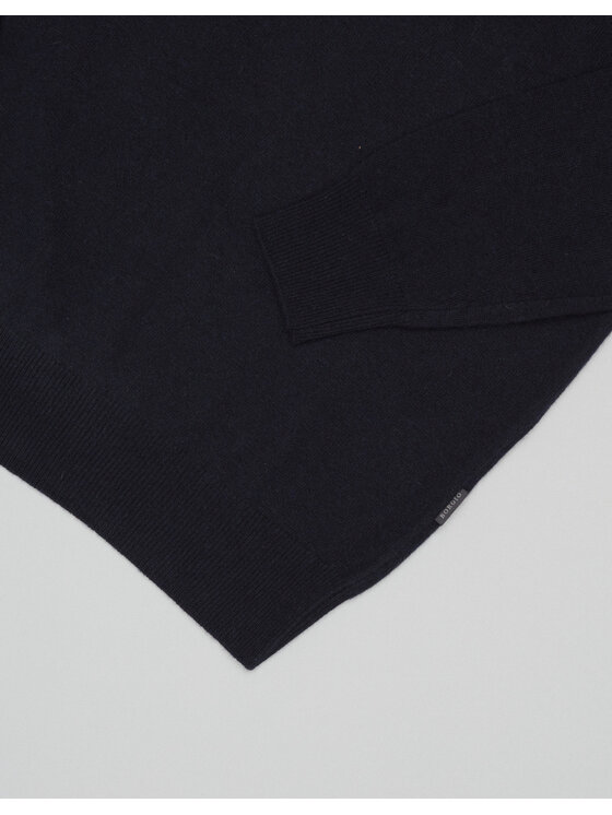 Borgio Borgio Sweter Filago Granatowy Regular Fit