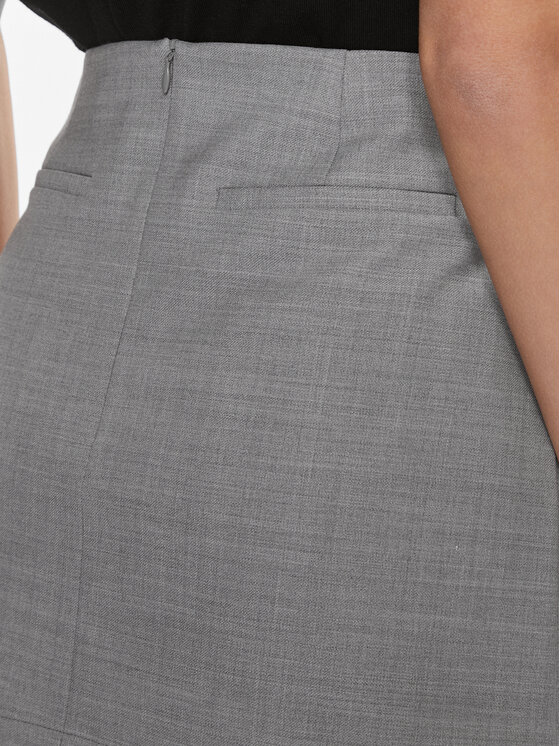 Herskind Herskind Fustă mini Debby 5003879 Gri Regular Fit