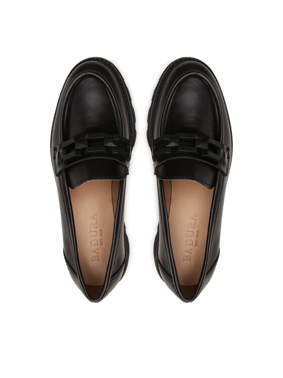 Badura Badura Loafersy TROPEA-E23-28188PE Czarny