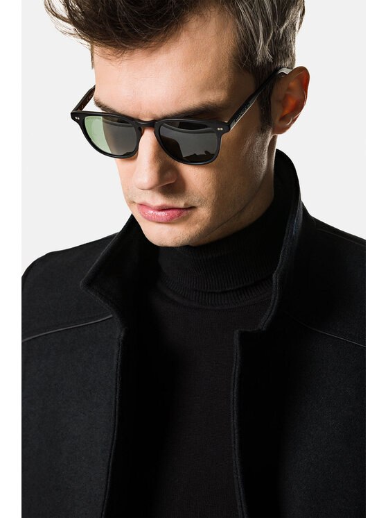 Lancerto Lancerto Płaszcz wełniany Haga KU054222000003 Czarny Regular Fit