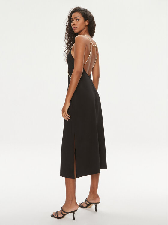 Liu Jo Liu Jo Coctailkleid CA4183 TS058 Schwarz Regular Fit