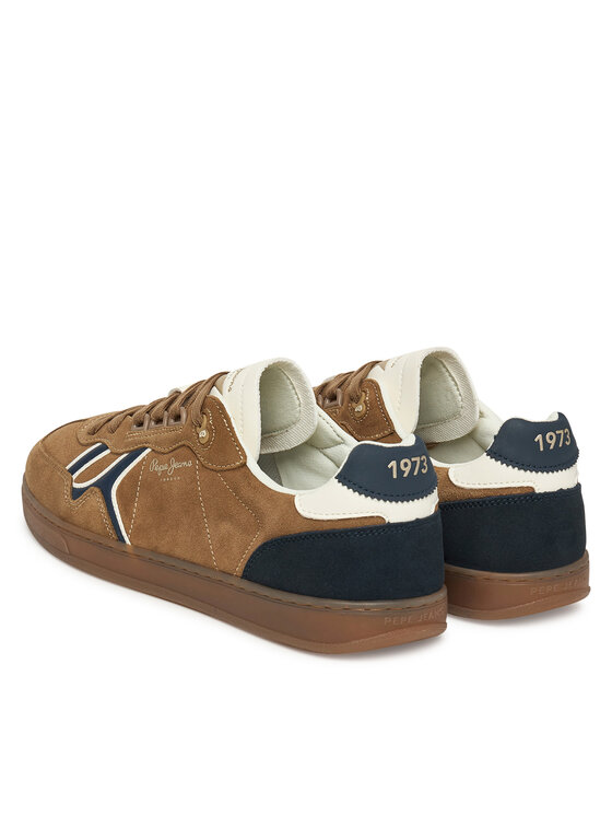 Pepe Jeans Pepe Jeans Sneakersy Ball Mix M PMS000009 Brązowy