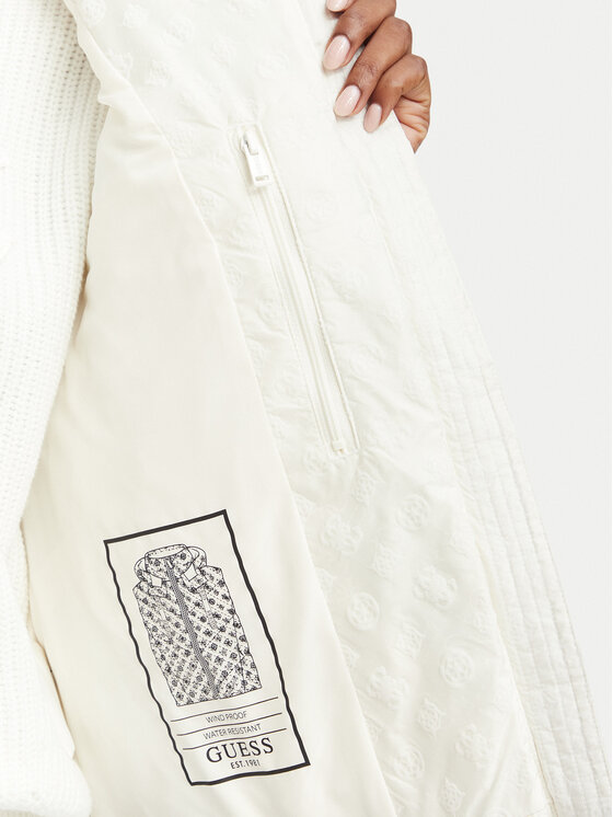 Guess Guess Жилетка за костюм W6BL53 W4182 Кремав Regular Fit
