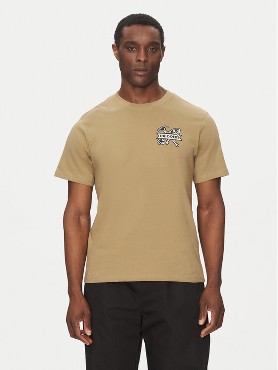 Element Element Póló ELYZT00522 Khaki Regular Fit
