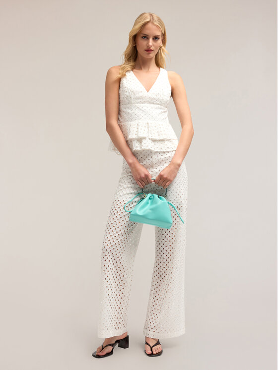 Motivi Motivi Top D755Q000483N011 Bianco Regular Fit