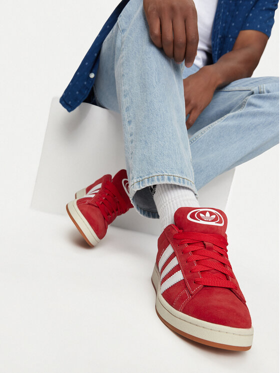 adidas adidas Sneakersy Campus 00s H03474 Czerwony