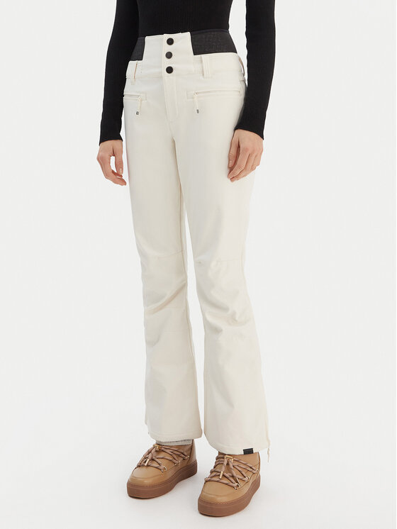 Roxy Roxy Pantaloni pentru snowboard Rising High ERJTP03295 Alb Skinny Fit