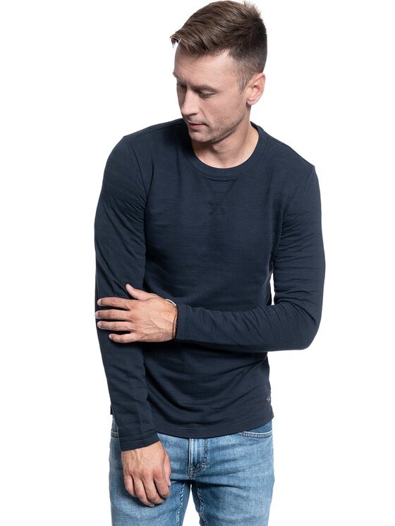 Mustang Mustang T-shirt ADRIAN C Blu Slim Fit