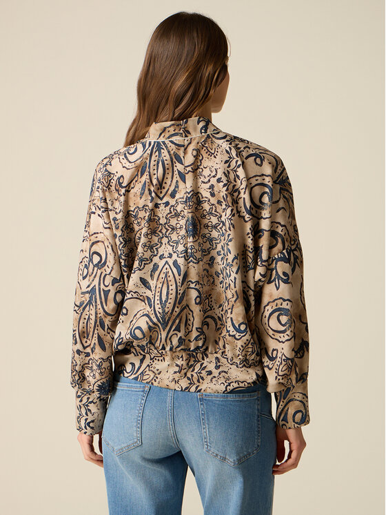 Oltre Oltre Blusa 5085J000923N0R2 Crema Regular Fit