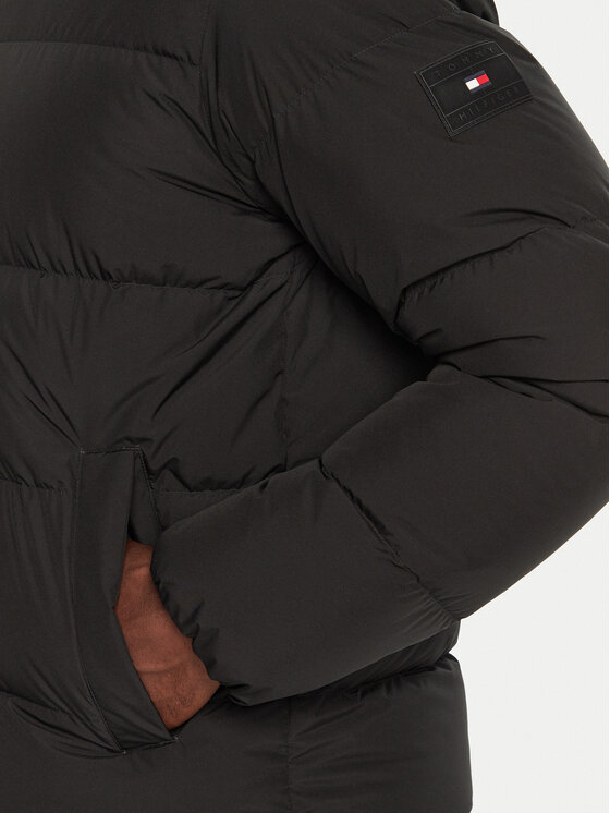 Tommy Hilfiger Tommy Hilfiger Μπουφάν πουπουλένιο MW0MW36666 Μαύρο Regular Fit