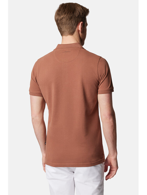 Lancerto Lancerto Polo Jakob PO073124000034 Beżowy Regular Fit