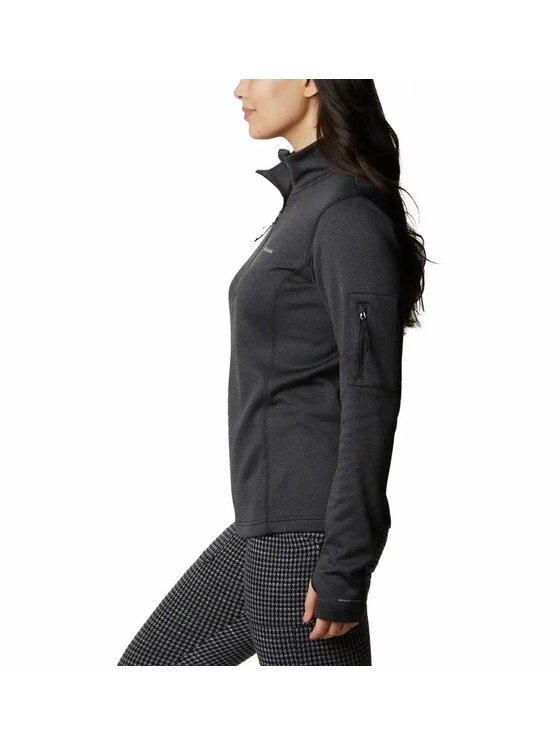 Columbia Columbia Bluza 195970 Czarny Regular Fit