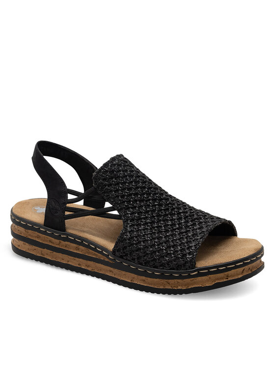 Rieker Rieker Sandalen 62941-00 Schwarz