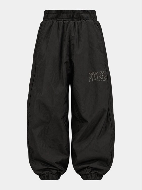 MADE BY SOCIETY MADE BY SOCIETY Spodnie materiałowe VOID Pants - P37777 Czarny Basic Fit