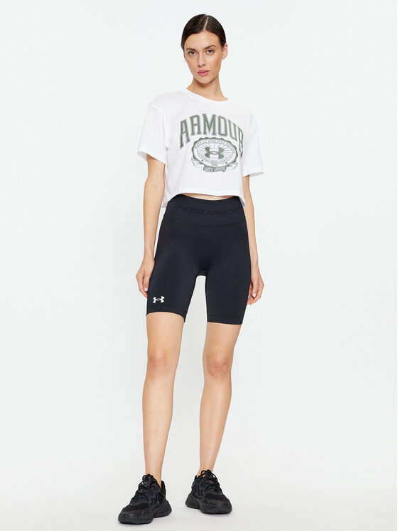 Under Armour Under Armour Szorty sportowe Ua Train Seamless Short 1379151 Czarny Compression Fit
