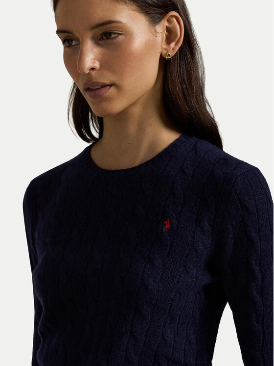 Polo Ralph Lauren Polo Ralph Lauren Пуловер 211A91216003 Тъмносин Straight Fit