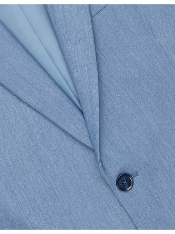 Borgio Borgio Marynarka lido Niebieski Slim Fit