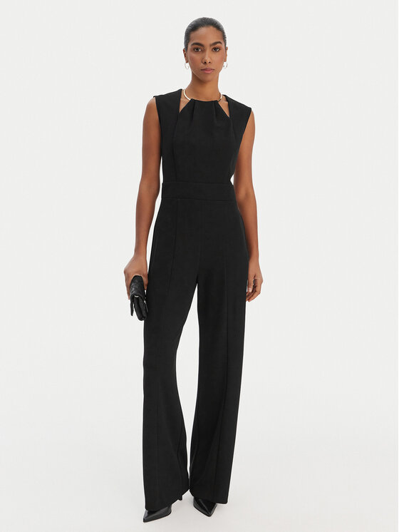 Rinascimento Rinascimento Salopetă CFC0126548003 Negru Regular Fit