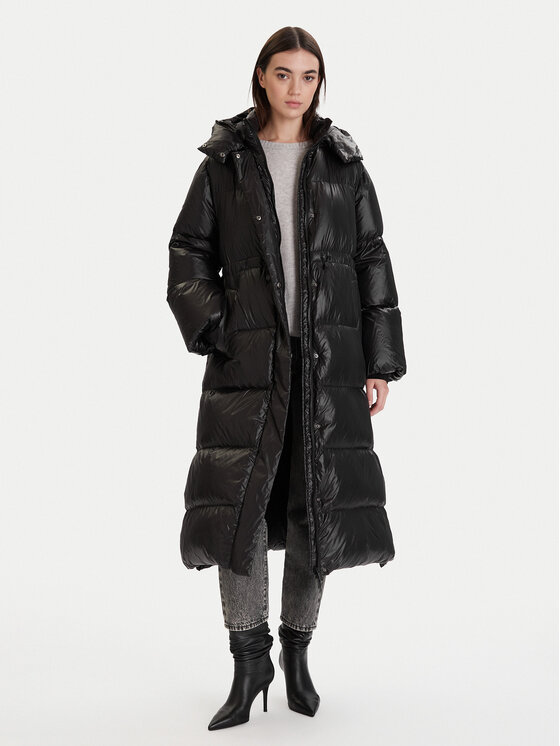ViCOLO ViCOLO Kurtka puchowa TF0086 Czarny Regular Fit