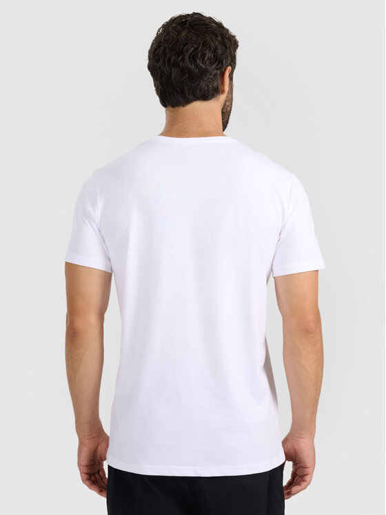4F 4F T-Shirt TEAMWEAR Biały Regular Fit