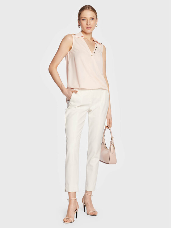 Blusa 3GGH21 8592Z Beige Regular Fit