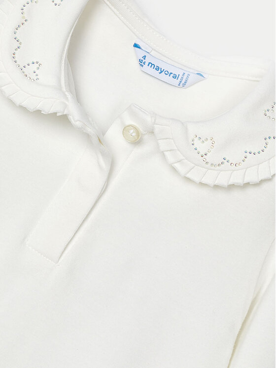 Mayoral Mayoral Bluse 131 Écru Regular Fit