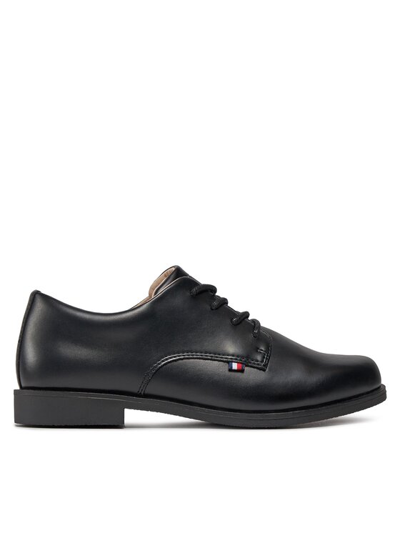 Tommy Hilfiger Tommy Hilfiger Туфлі Low Cut Lace Up Shoe T3B4-33174-1355 Чорний