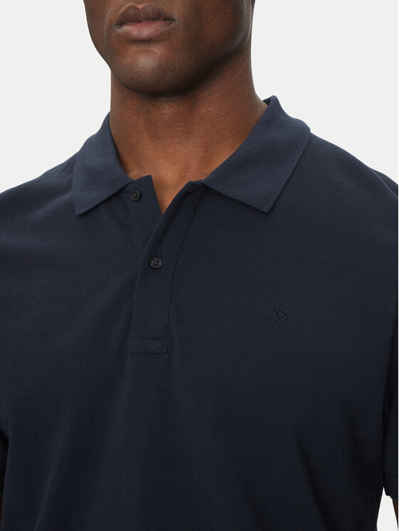 Scotch & Soda Scotch & Soda Polo 179201 Granatowy Regular Fit